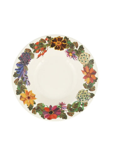 Autumn Flowers Soup Plate - RUTHERFORD & Co