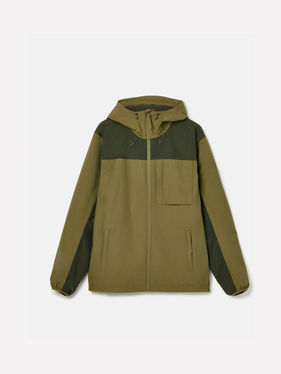 Ayston Green Lightweight Waterproof Coat - RUTHERFORD & Co
