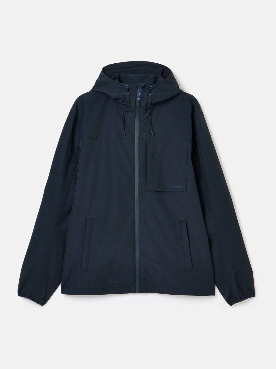 Ayston Navy Lightweight Waterproof Coat - RUTHERFORD & Co