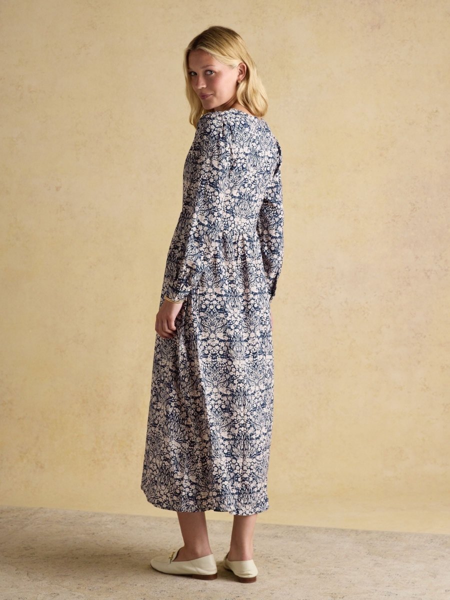 Bethany Blue Midi Dress - RUTHERFORD & Co
