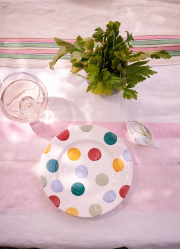 Big Polka Dots 8 1/2" Plate - RUTHERFORD & Co