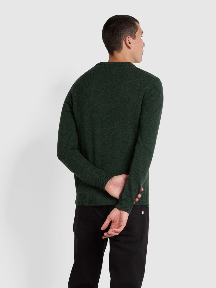 Birchall Crew Neck Lambswool Sweater - RUTHERFORD & Co