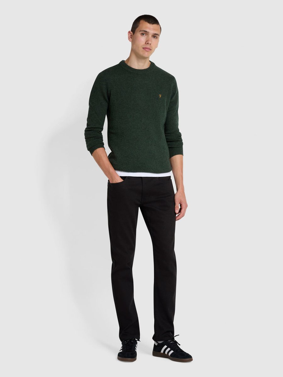 Birchall Crew Neck Lambswool Sweater - RUTHERFORD & Co