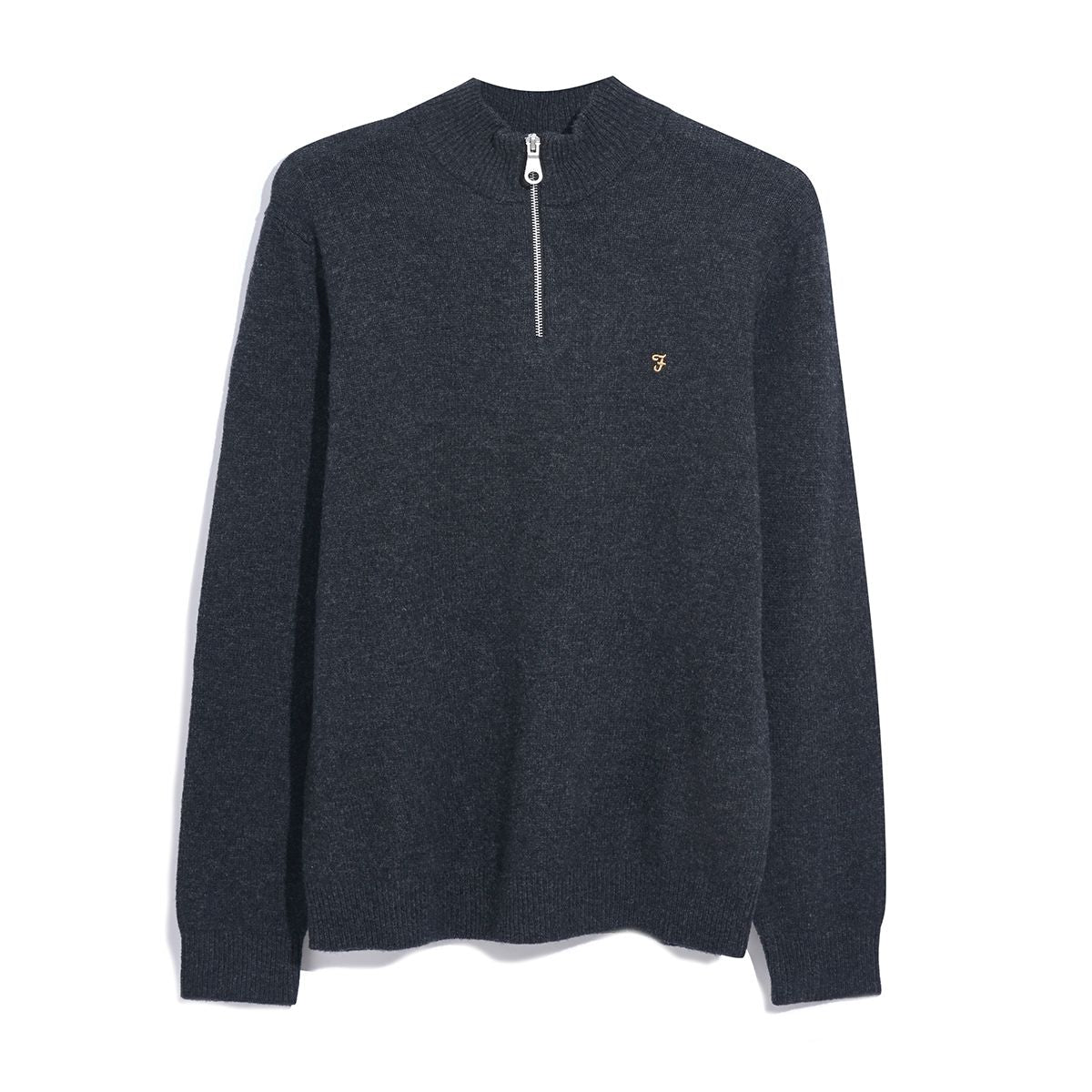 Birchall Quarter Zip Lambswool Jumper - RUTHERFORD & Co