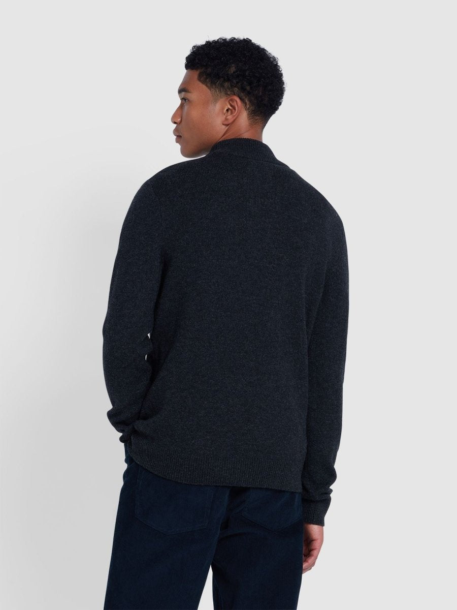 Birchall Quarter Zip Lambswool Jumper - RUTHERFORD & Co