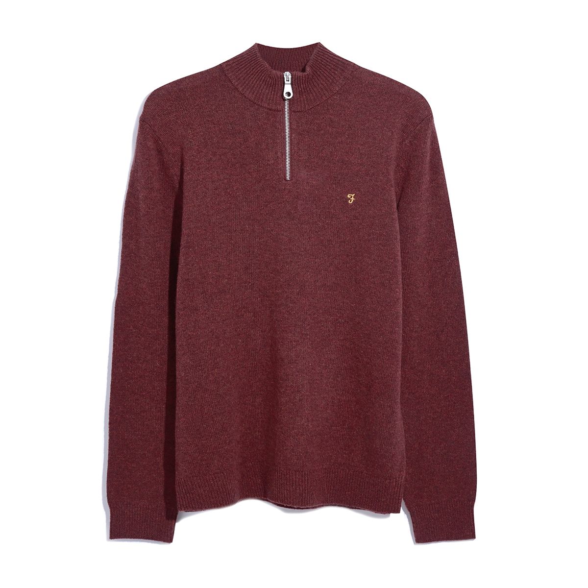 Birchall Quarter Zip Lambswool Jumper - RUTHERFORD & Co
