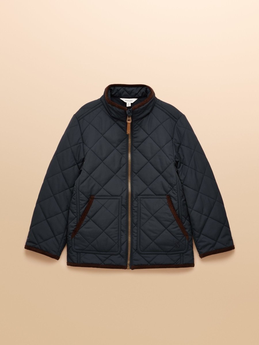 Boys' Maynard Navy Quilted Jacket - RUTHERFORD & Co