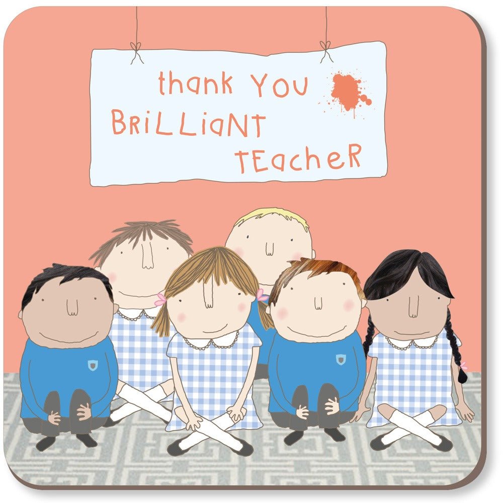 Brilliant Teacher Coaster - RUTHERFORD & Co