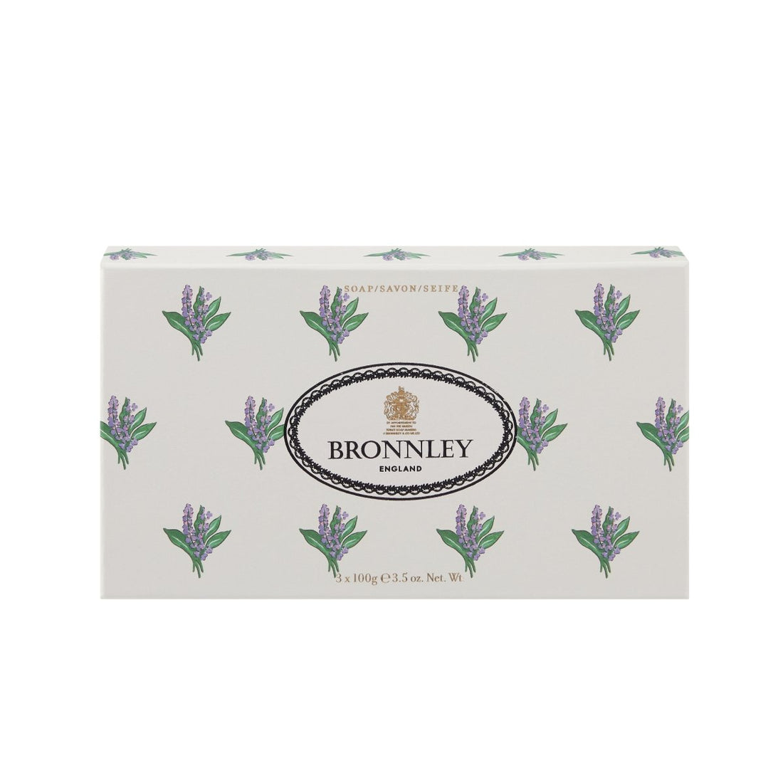 Bronnley Lavender Soap - Boxed 3 x 100g - RUTHERFORD & Co