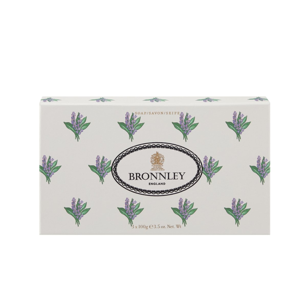 Bronnley Lavender Soap - Boxed 3 x 100g - RUTHERFORD & Co