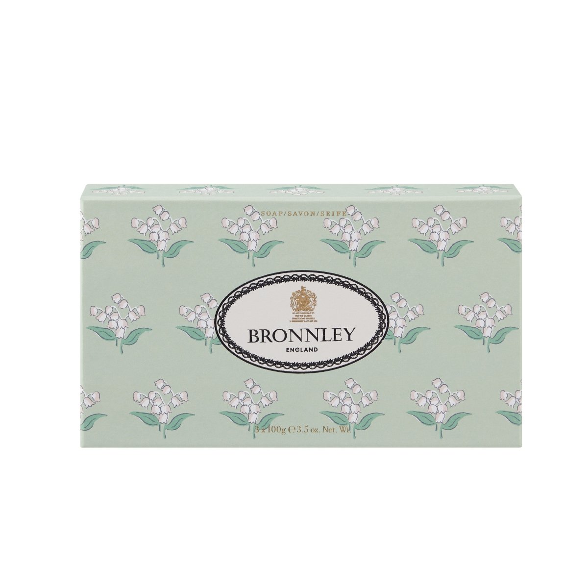 Bronnley Lily Of The Valley Soap - Boxed 3 x 100g - RUTHERFORD & Co