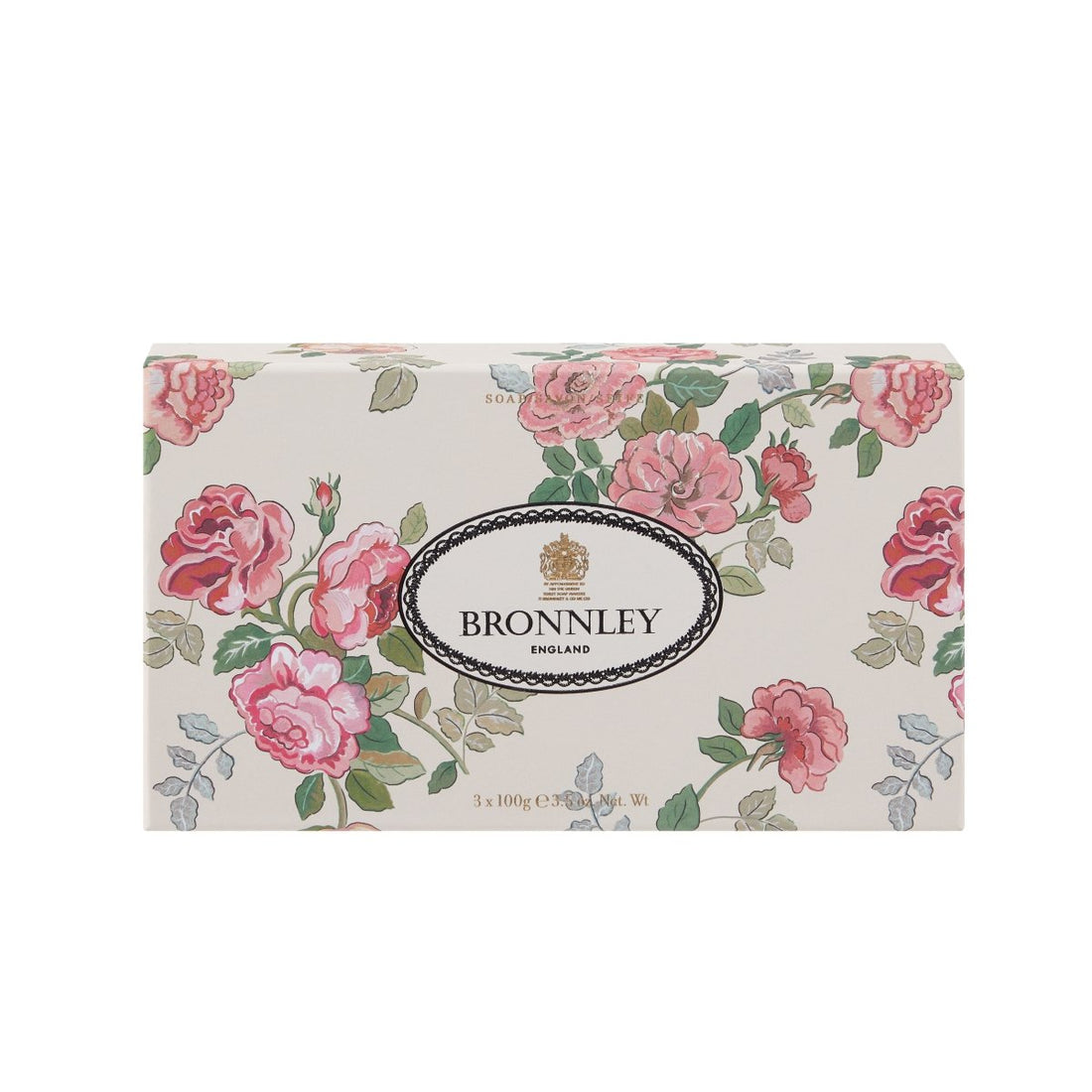 Bronnley Rose Soap - Boxed 3 x 100g - RUTHERFORD & Co