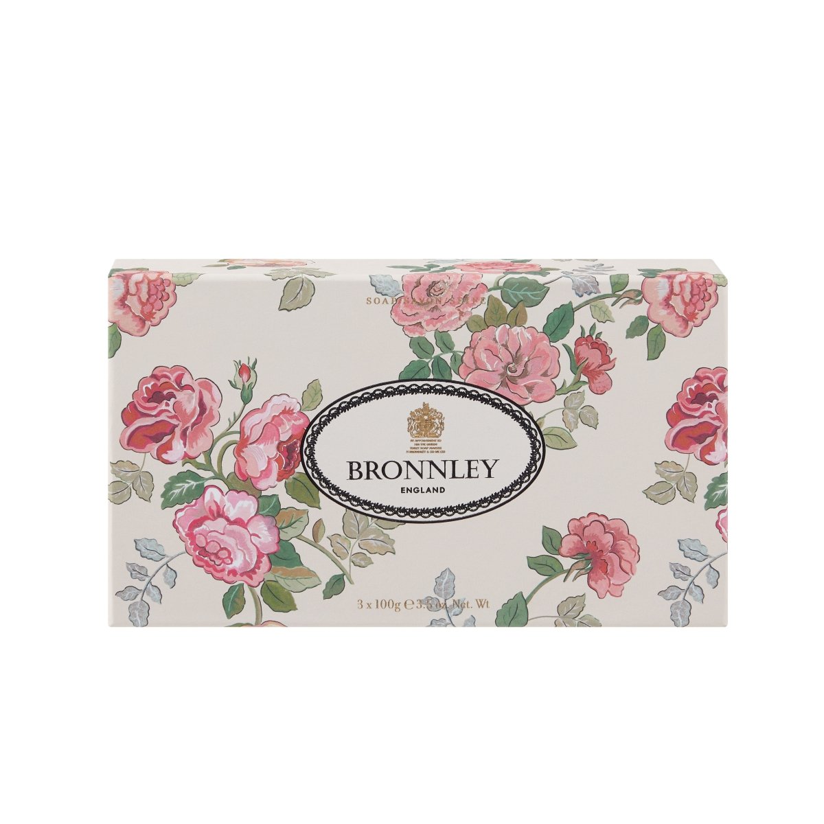 Bronnley Rose Soap - Boxed 3 x 100g - RUTHERFORD & Co