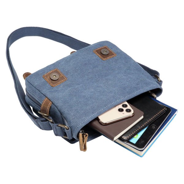 CANVAS ACROSS BODY BAG TRAVEL BAG - TRP0111 - RUTHERFORD & Co