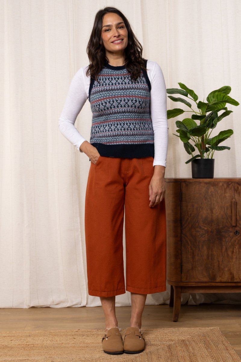 Charlie Barrel Leg Trouser - RUTHERFORD & Co