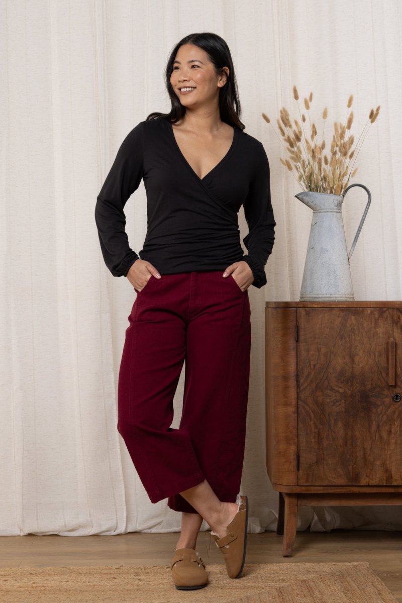 Charlie Barrel Leg Trouser - RUTHERFORD & Co