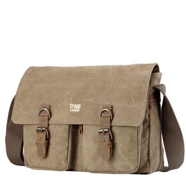 CLASSIC CANVAS MESSENGER BAG - TRP0210 - RUTHERFORD & Co
