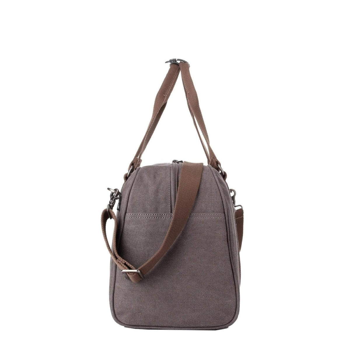 CLASSIC CANVAS TRAVEL DUFFEL BAG - LARGE HOLDALL - BLACK - RUTHERFORD & Co