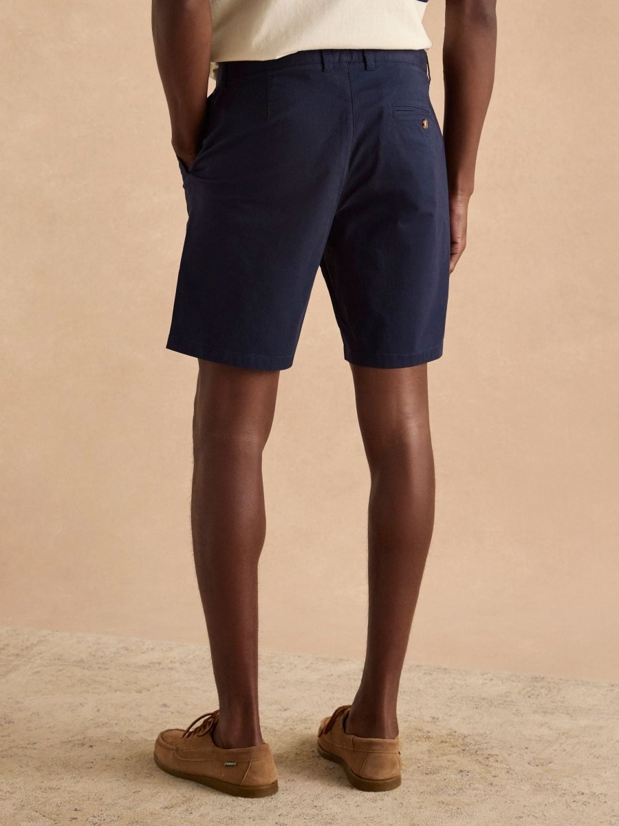 Classic Fit Navy Chino Shorts - RUTHERFORD & Co