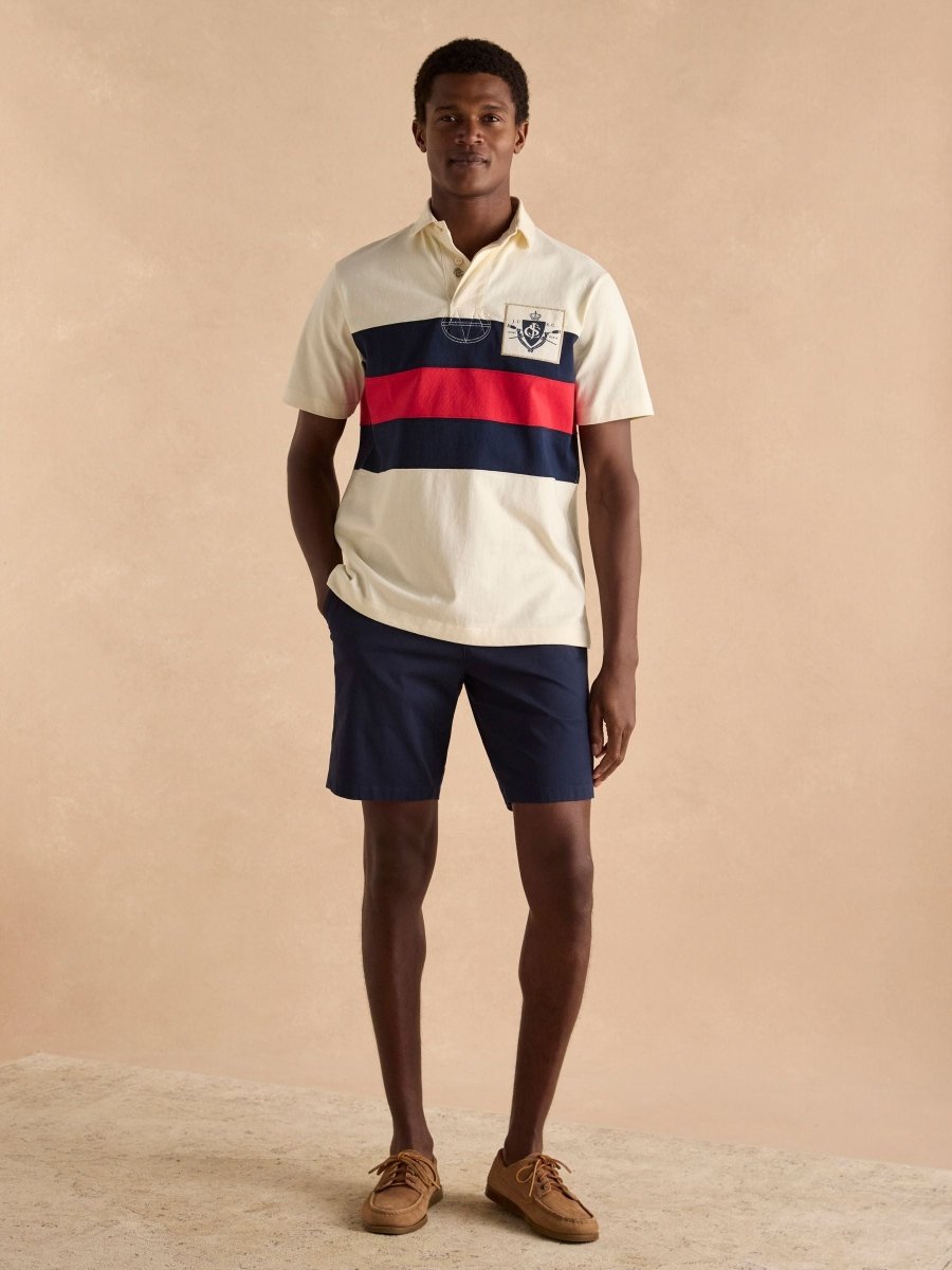 Classic Fit Navy Chino Shorts - RUTHERFORD & Co