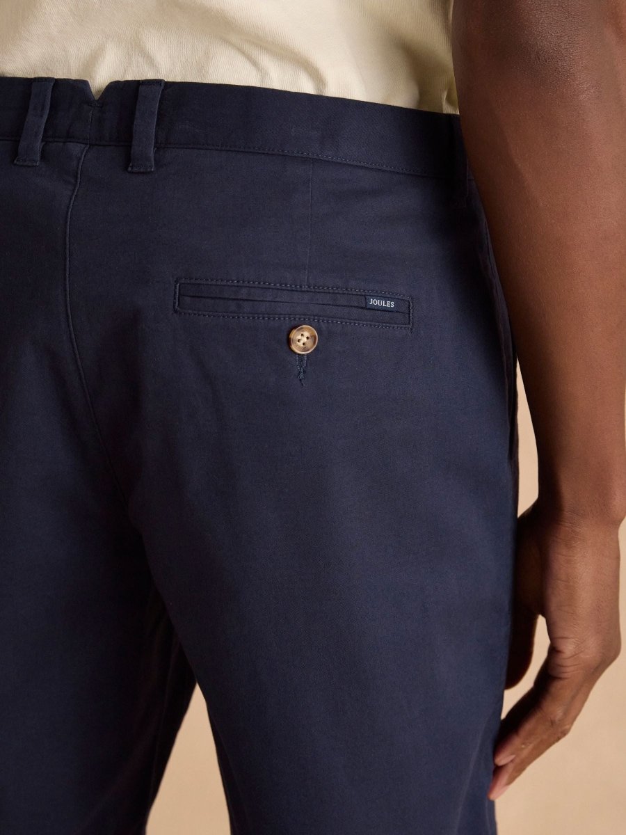 Classic Fit Navy Chino Shorts - RUTHERFORD & Co