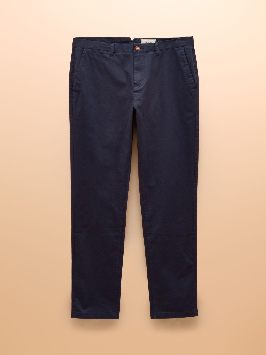 Classic Fit Navy Chino Trousers - RUTHERFORD & Co