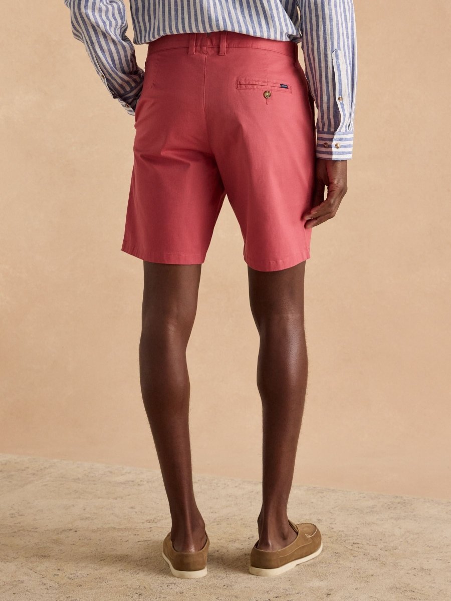 Classic Fit Rose Pink Chino Shorts - RUTHERFORD & Co
