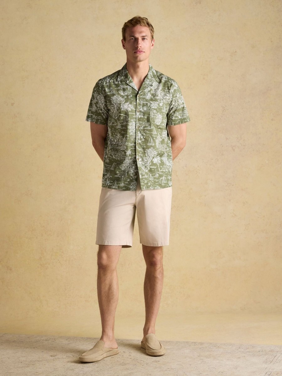 Classic Fit Sand Chino Shorts - RUTHERFORD & Co