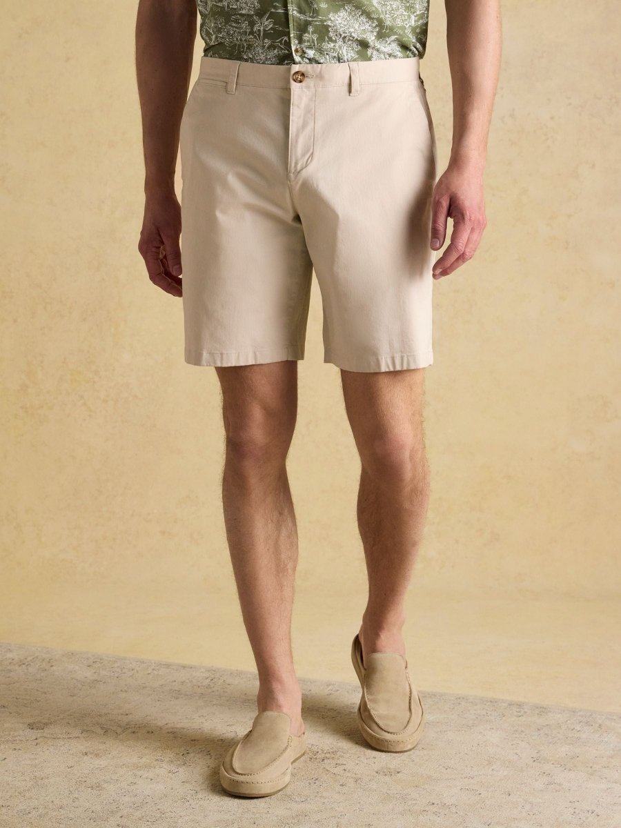 Classic Fit Sand Chino Shorts - RUTHERFORD & Co
