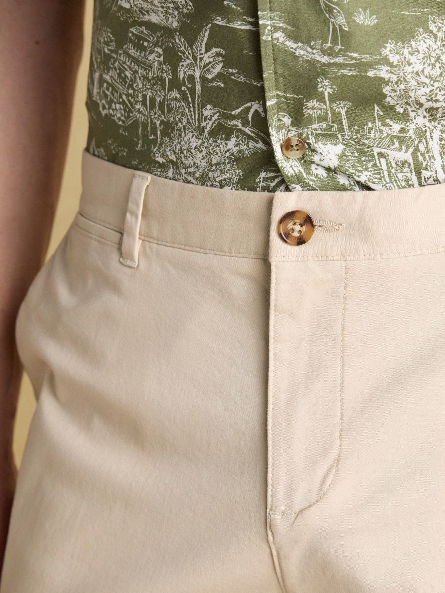Classic Fit Sand Chino Shorts - RUTHERFORD & Co