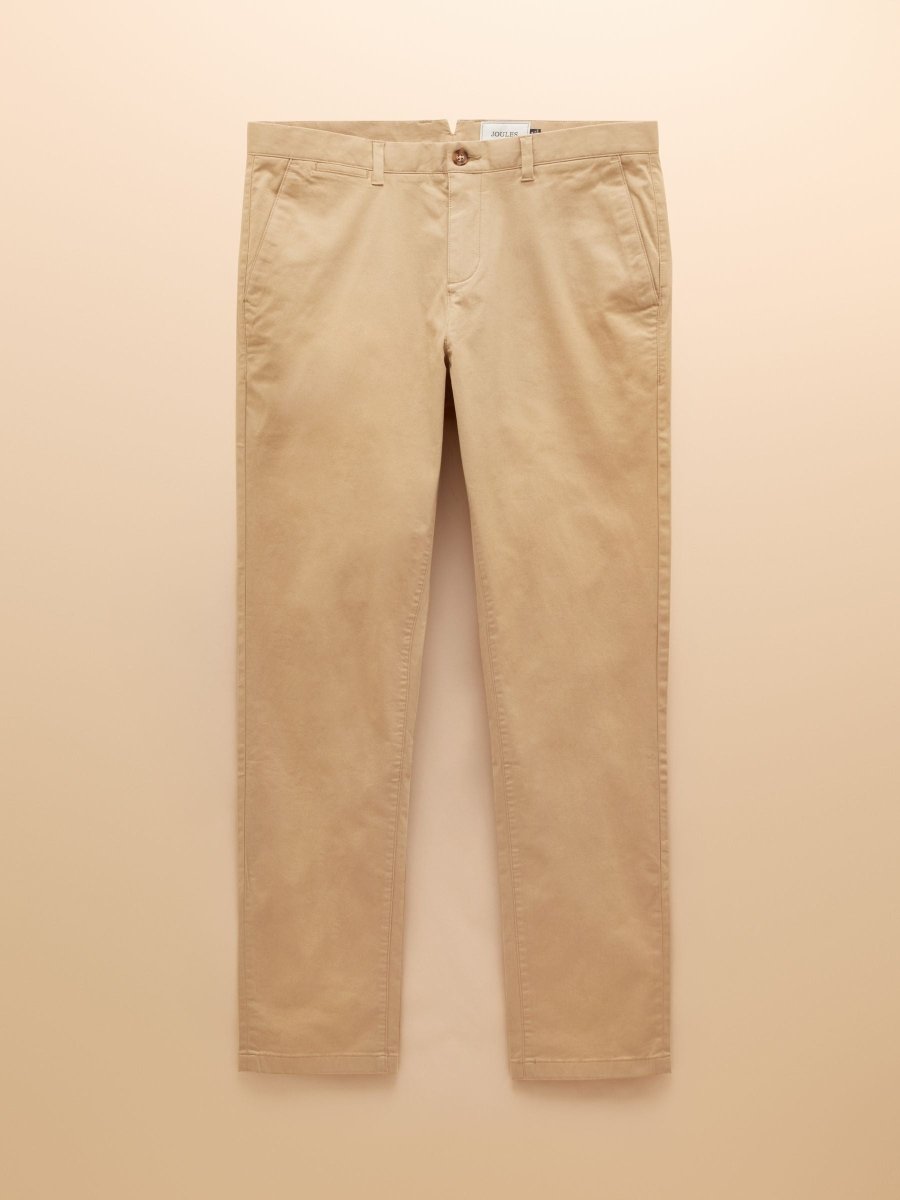 Classic Fit Tan Chino Trousers - RUTHERFORD & Co