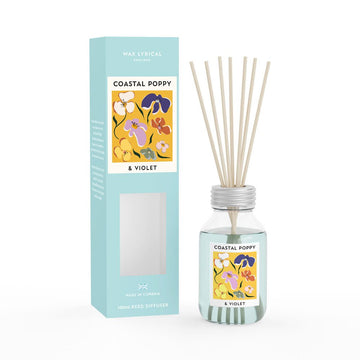 Coastal Poppy Reed Diffuser 100ml - RUTHERFORD & Co