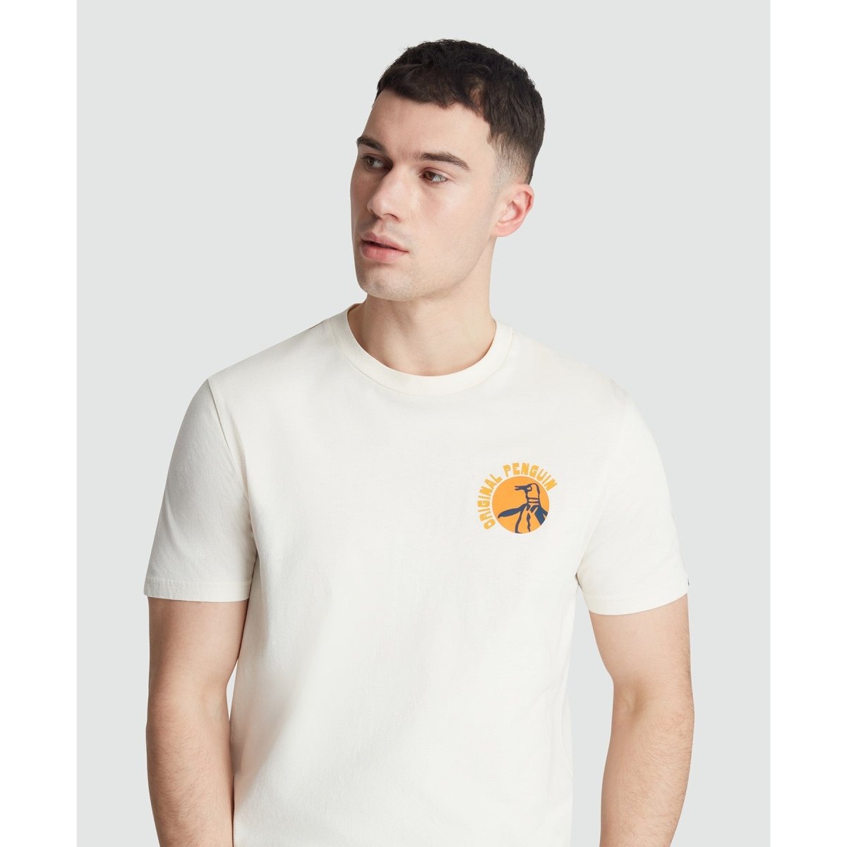 Cocktail Pete Graphic T-Shirt In Birch - RUTHERFORD & Co