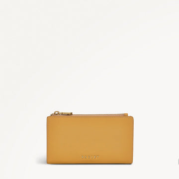 COIN STREET/PECAN/MEDIUM ZIPTOP PURSE - RUTHERFORD & Co
