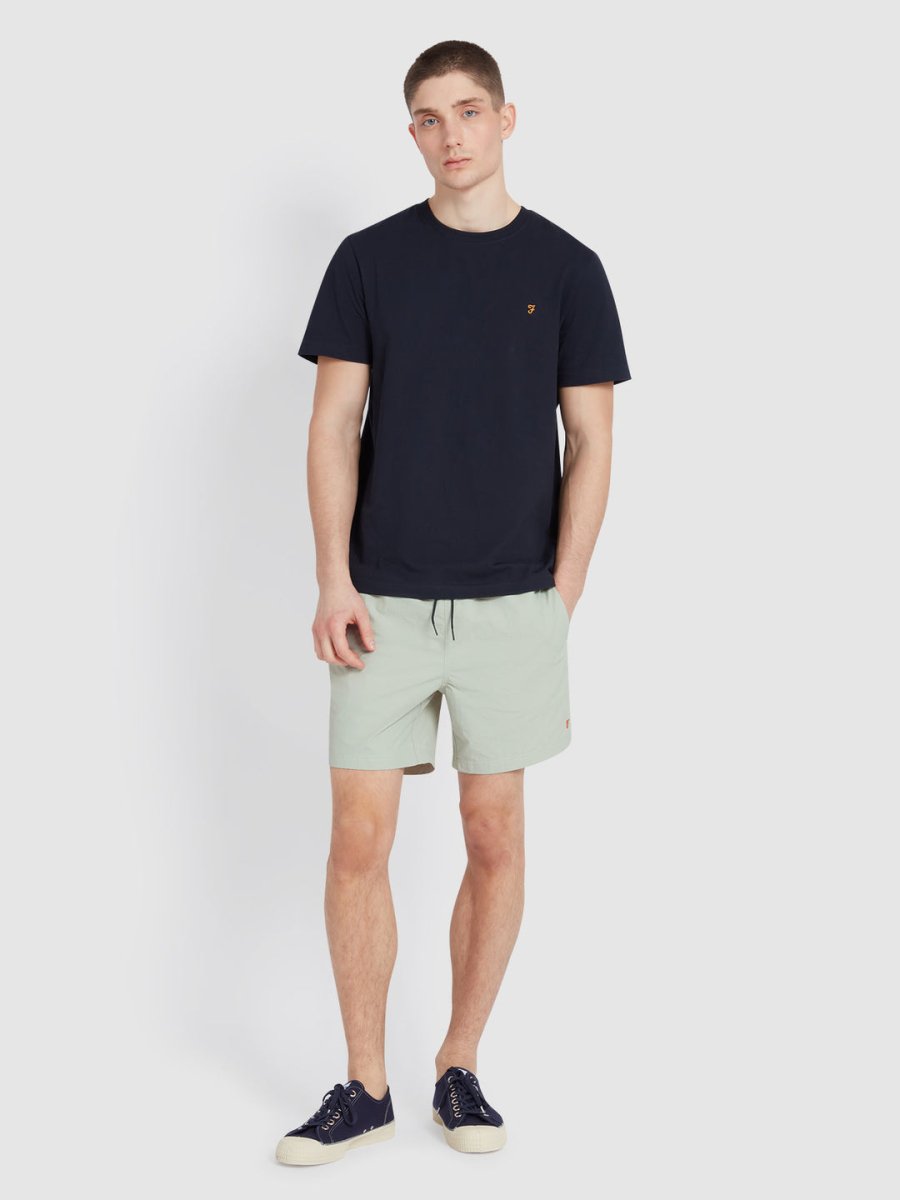 Colbert Swim Shorts In Grove Green - RUTHERFORD & Co