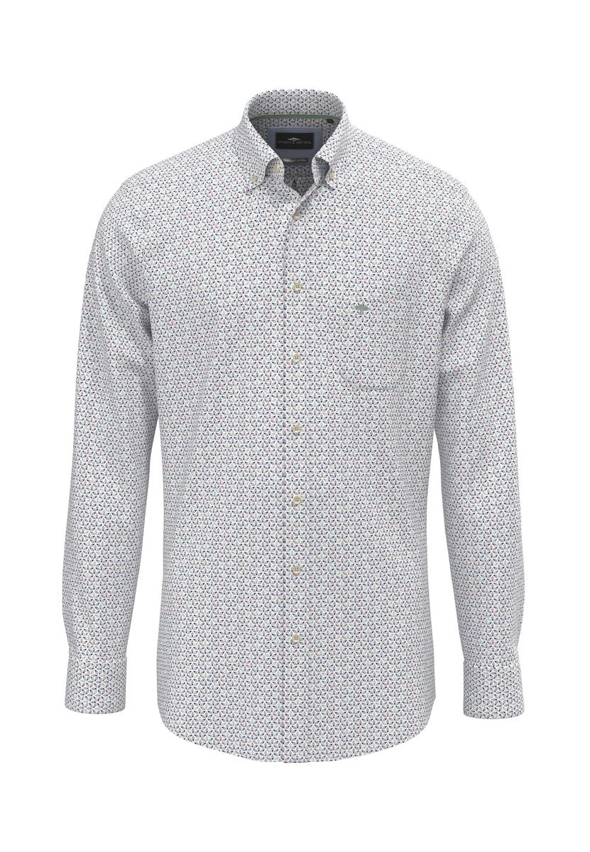 Colorful Print, Button Down Shirt - RUTHERFORD & Co