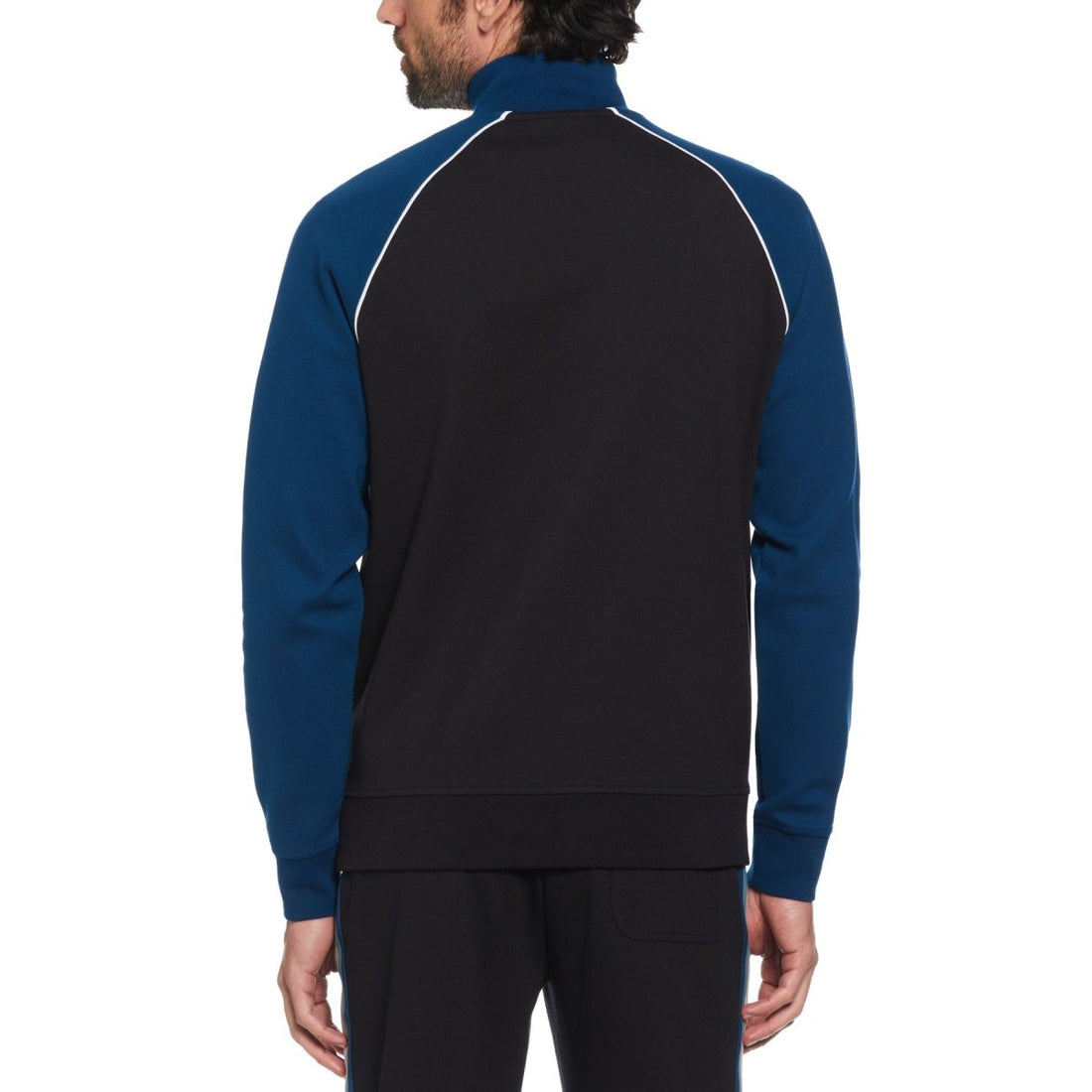 Colour Block Quarter Zip - RUTHERFORD & Co