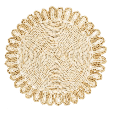 Corn husk placemat - Natural - RUTHERFORD & Co
