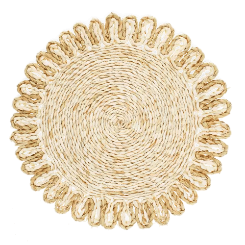 Corn husk placemat - Natural - RUTHERFORD & Co