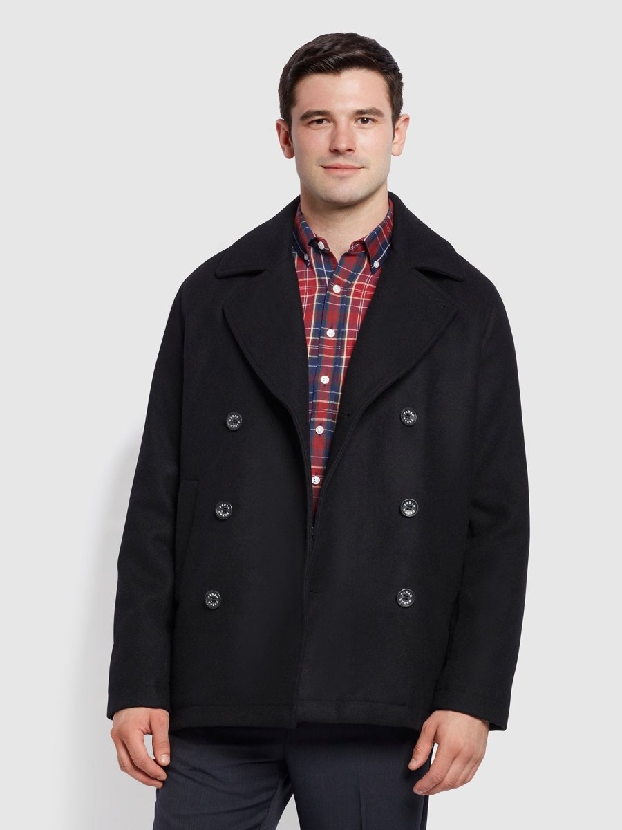 Cowie Regular Fit Classic Coat - RUTHERFORD & Co