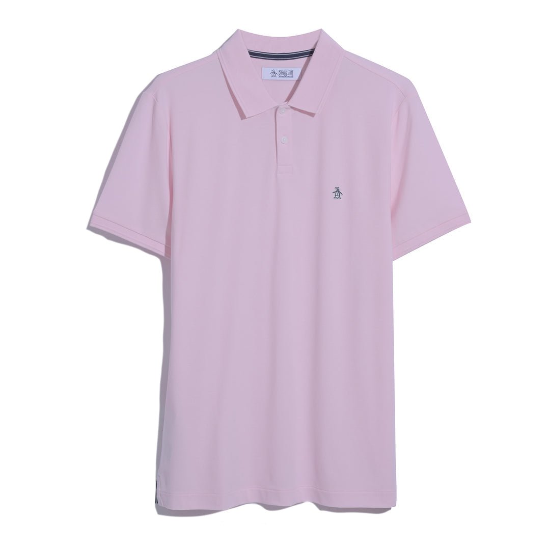 Daddy Pique Polo Shirt In Parfait Pink - RUTHERFORD & Co
