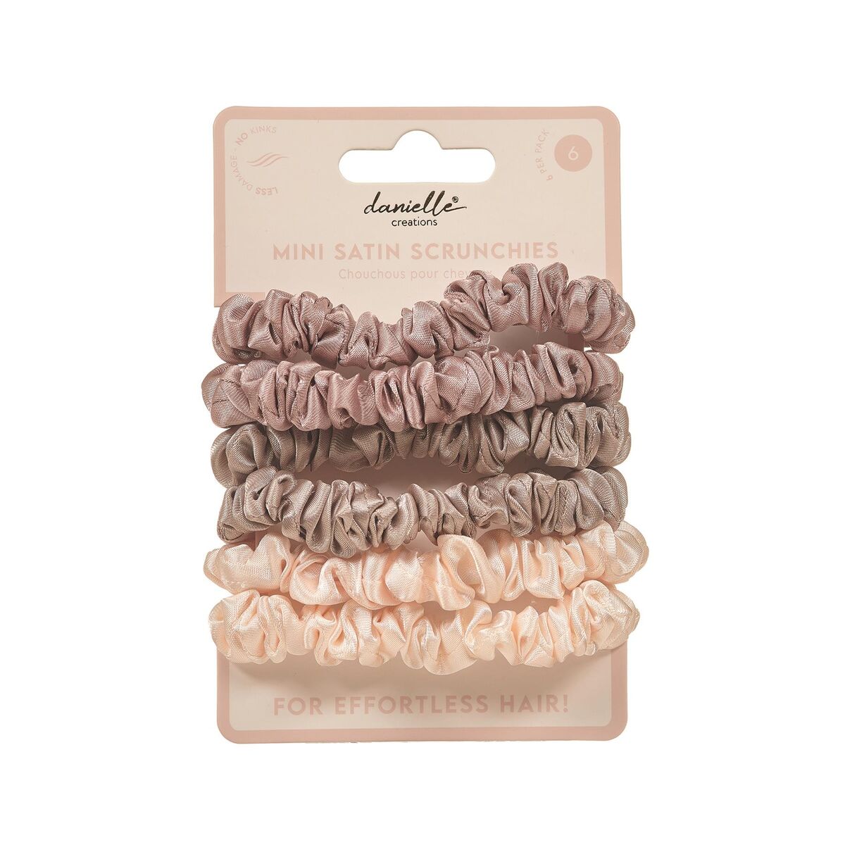 Danielle Mini Satin Scrunchies - RUTHERFORD & Co