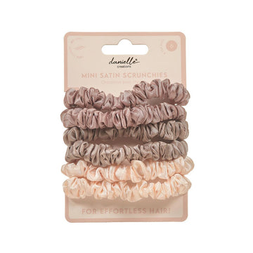 Danielle Mini Satin Scrunchies - RUTHERFORD & Co