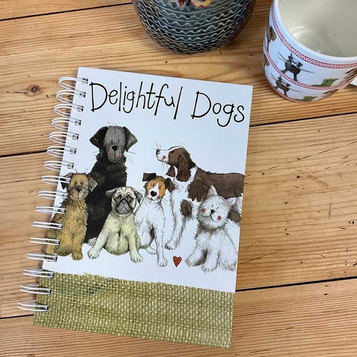 Delightful Dogs Spiral Journal - RUTHERFORD & Co