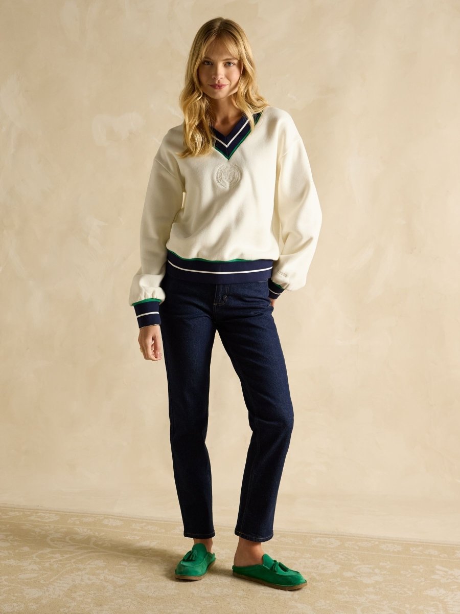 Denim Straight Fit Mid Rise Jeans - RUTHERFORD & Co