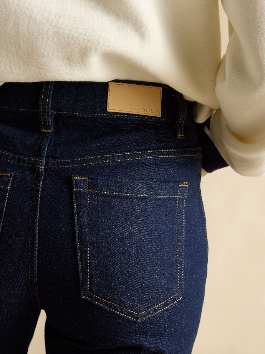 Denim Straight Fit Mid Rise Jeans - RUTHERFORD & Co