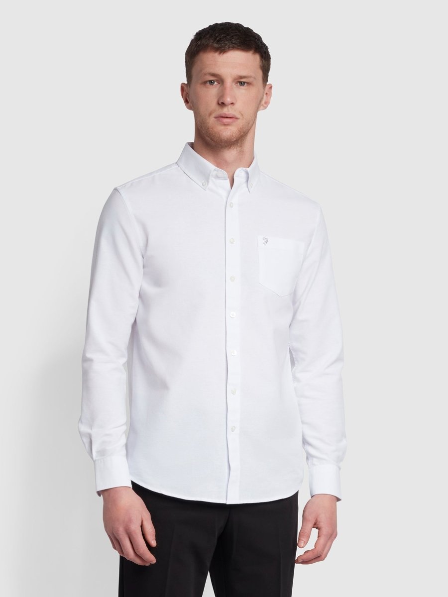 Drayton Modern Fit Oxford Shirt - RUTHERFORD & Co