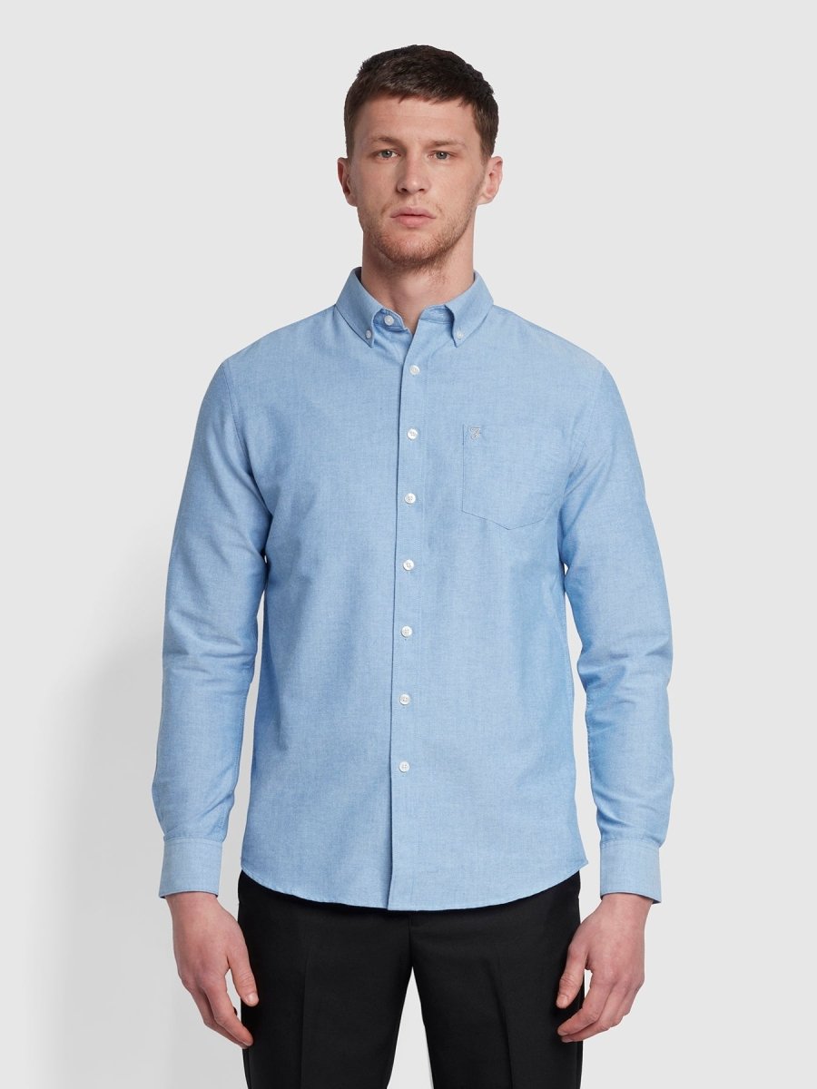 Drayton Modern Fit Oxford Shirt - RUTHERFORD & Co