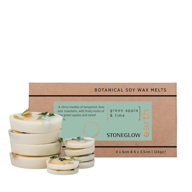 Elements - Earth - Green Apple & Lime - Botanical Soy Wax Melts - RUTHERFORD & Co