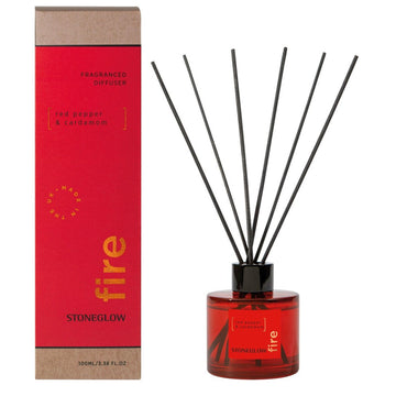 Elements - Fire - Red Pepper & Cardamom - Reed Diffuser - RUTHERFORD & Co